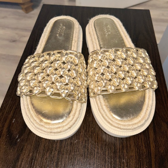 ASOS Design Jupiter Woven Slides Size 9 - Picture 4 of 11